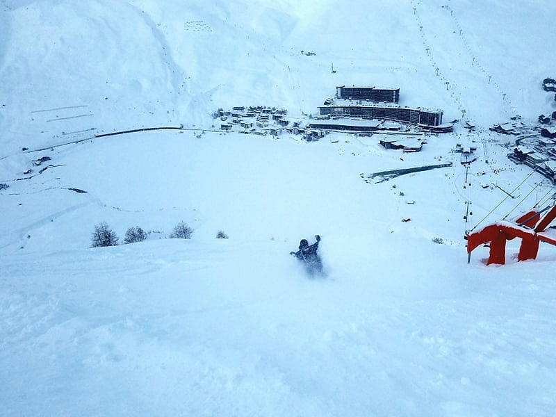 Snow conditions Tignes Mon 17 Dec 2018 - 12:33